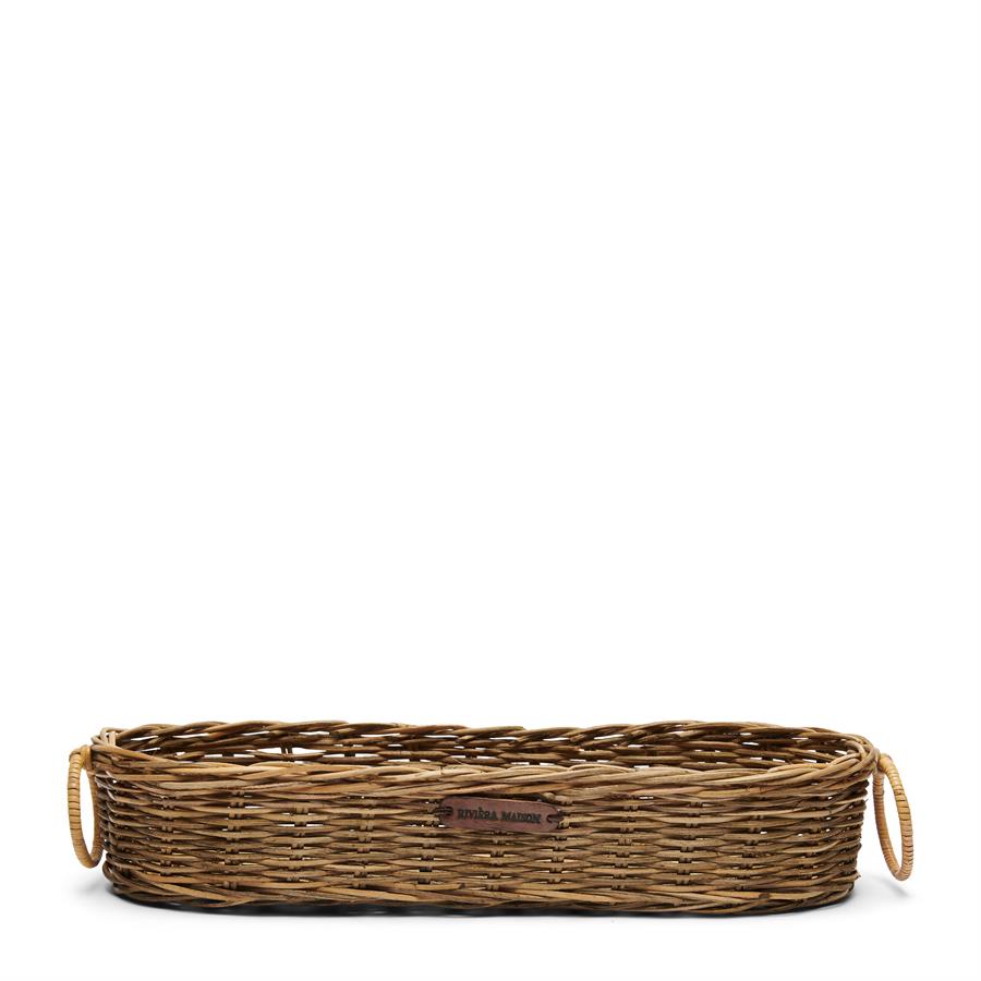 Rustic Rattan Fresh Baquette Basket