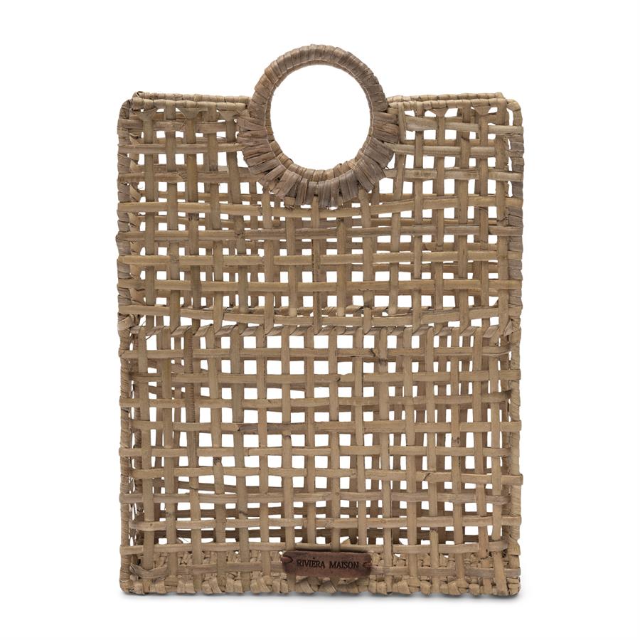 Rustic Rattan Sisi Magazine Holder
