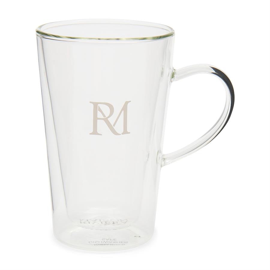RM Double Wall Monogram Glass XL