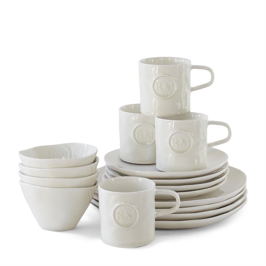Portofino Dinnerware Set of16 white