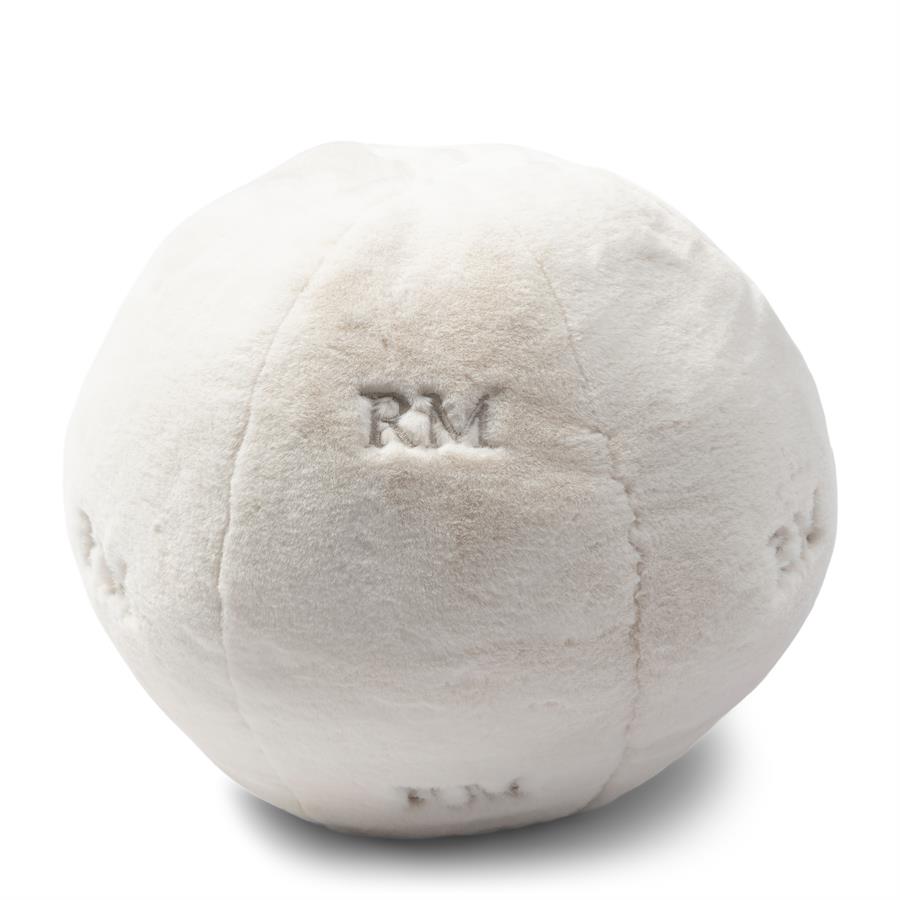 RM Ball Faux Fur Box Pillow30x30