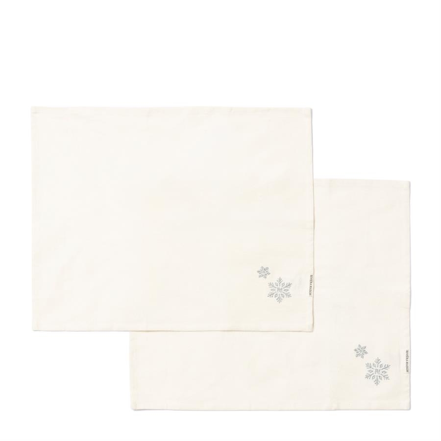 Aspen Snowflake Placemat SetOf2pcs