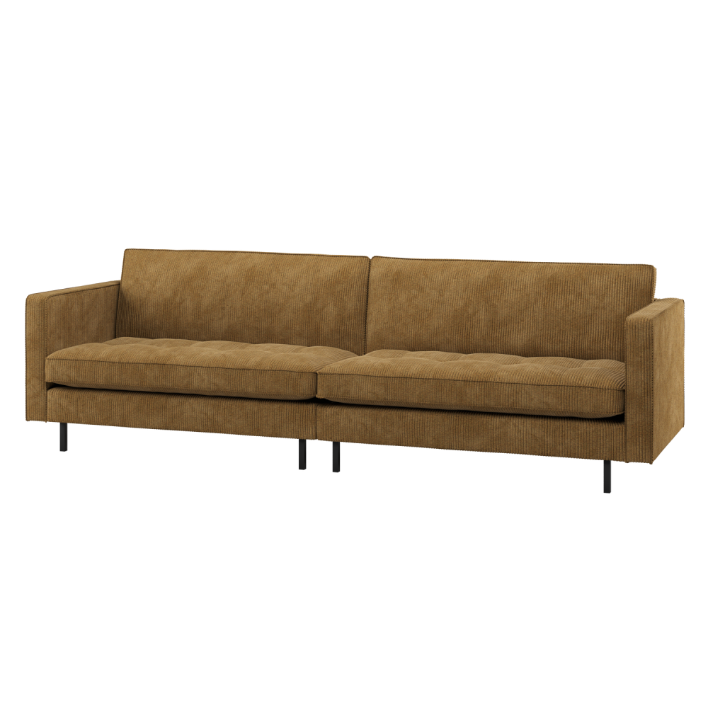 RODEO CLASSIC 3-ZITS BANK RIBSTOF HONINGGEEL