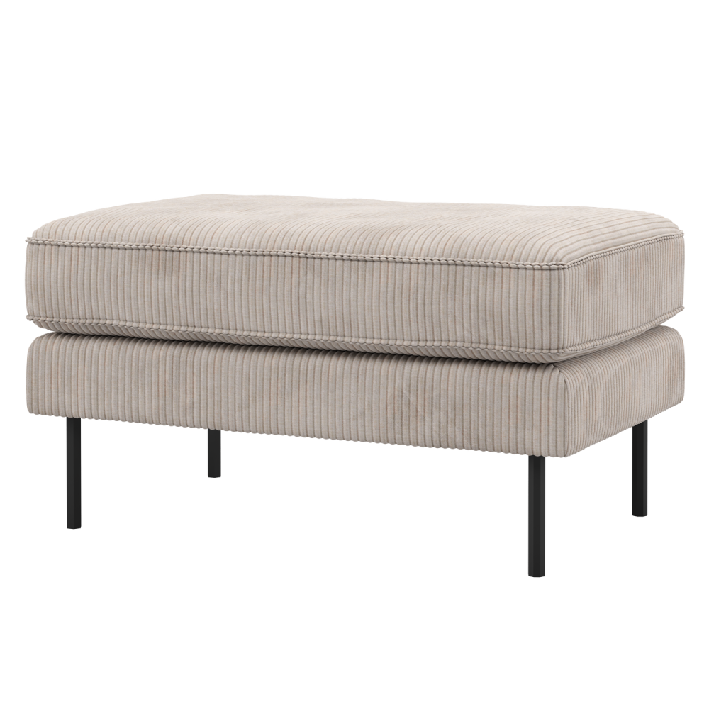 RODEO HOCKER OP POTEN RIBSTOF ECRU