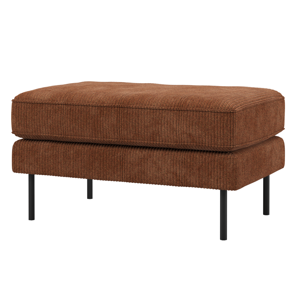 RODEO HOCKER OP POTEN RIBSTOF ROESTBRUIN