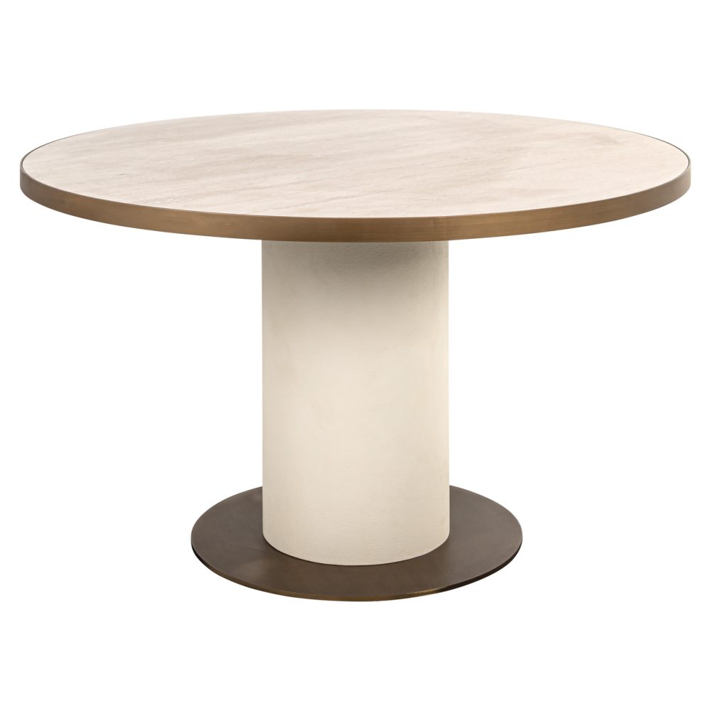 Eettafel Tivoli white 130Ø