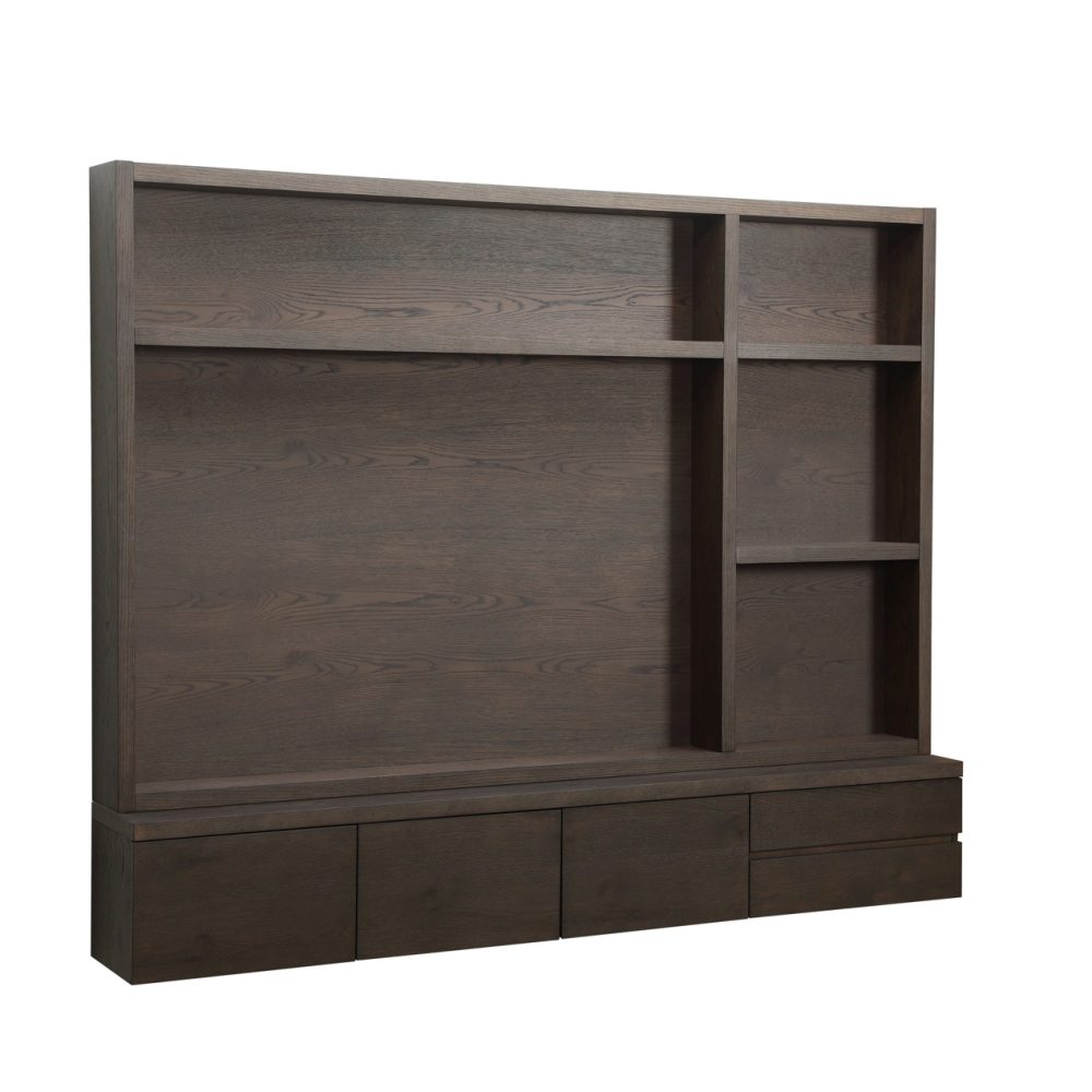 TV-meubel Lachance brown 3-doors 2-drawers