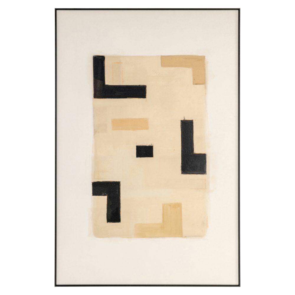 Wall art Vortex beige right