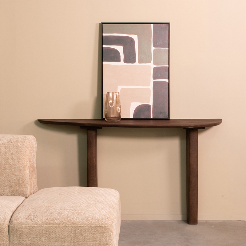 Sidetable I_Wow - Espresso - Mangohout - 135 cm