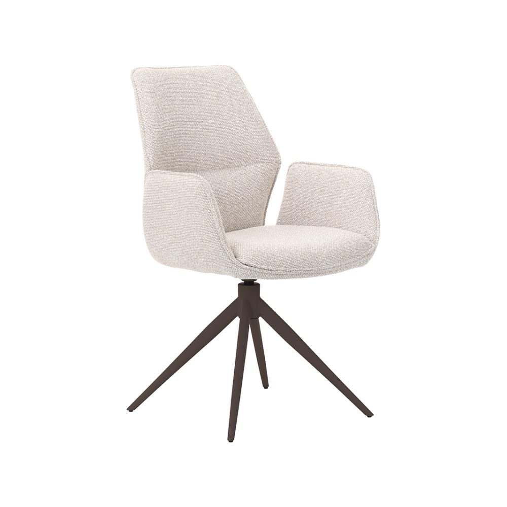 Eetkamerstoel I_Sereno - Mushroom - Royal Boucle - One size
