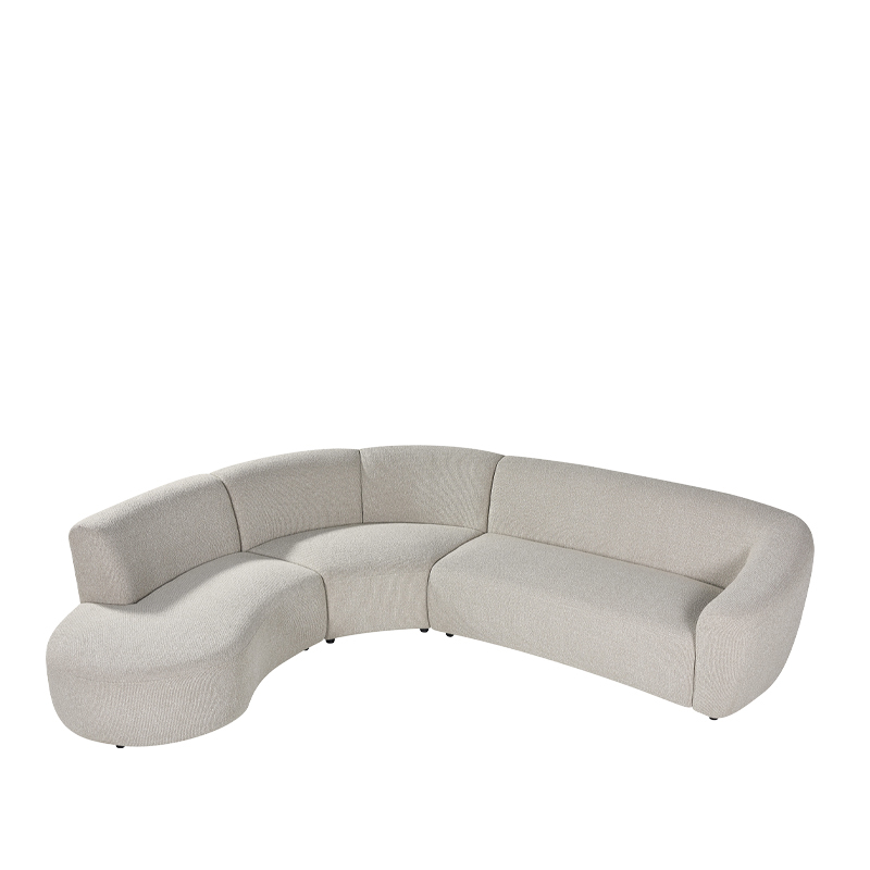 Hoekbank I_Florence - Naturel - Royal Boucle - Hoekbank