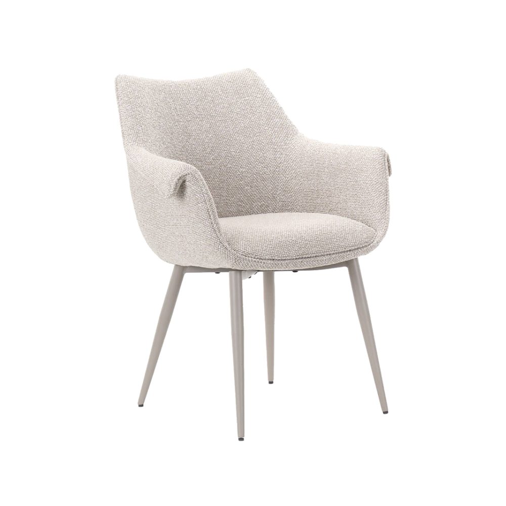 Eetkamerstoel I_Mirai - Naturel - Royal Boucle - One size