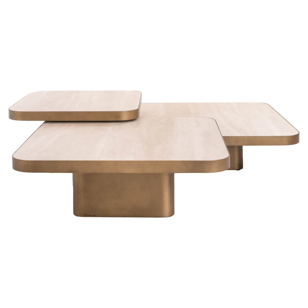 Salontafel Cumulus beige (Set of 3)
