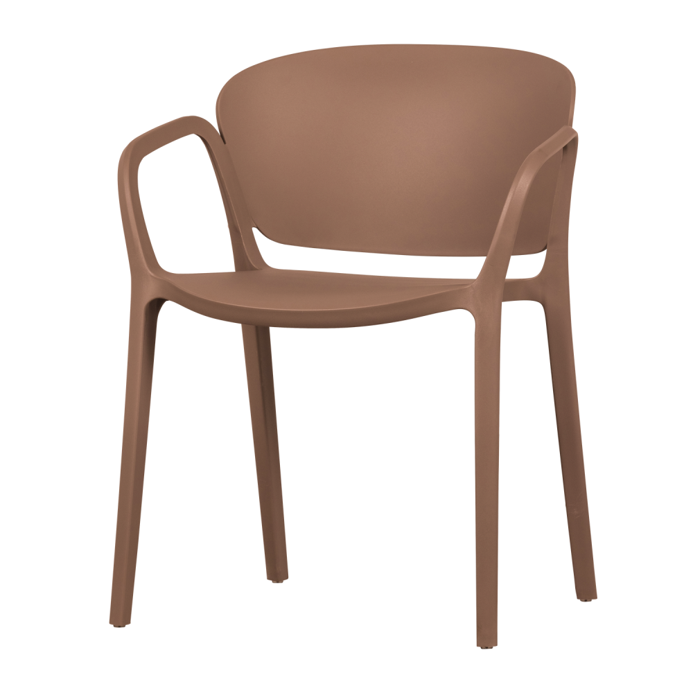 BENT TUINSTOEL KUNSTSTOF ZALMROZE