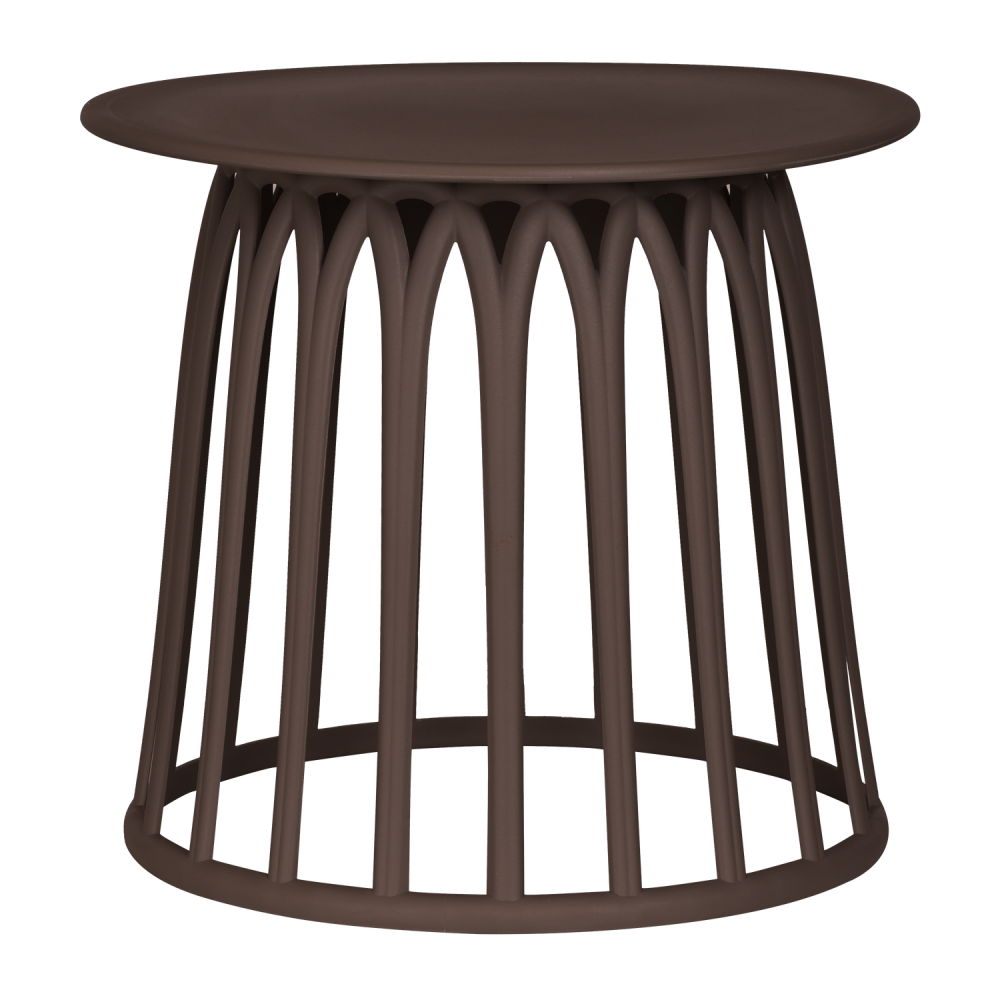 BOY TUIN BIJZETTAFEL KUNSTSTOF PAARS/BRUIN