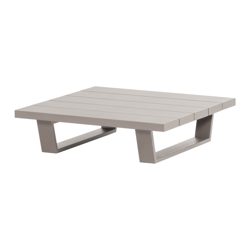 BEAR TUIN SALONTAFEL VIERKANT ALUMINIUM ZAND