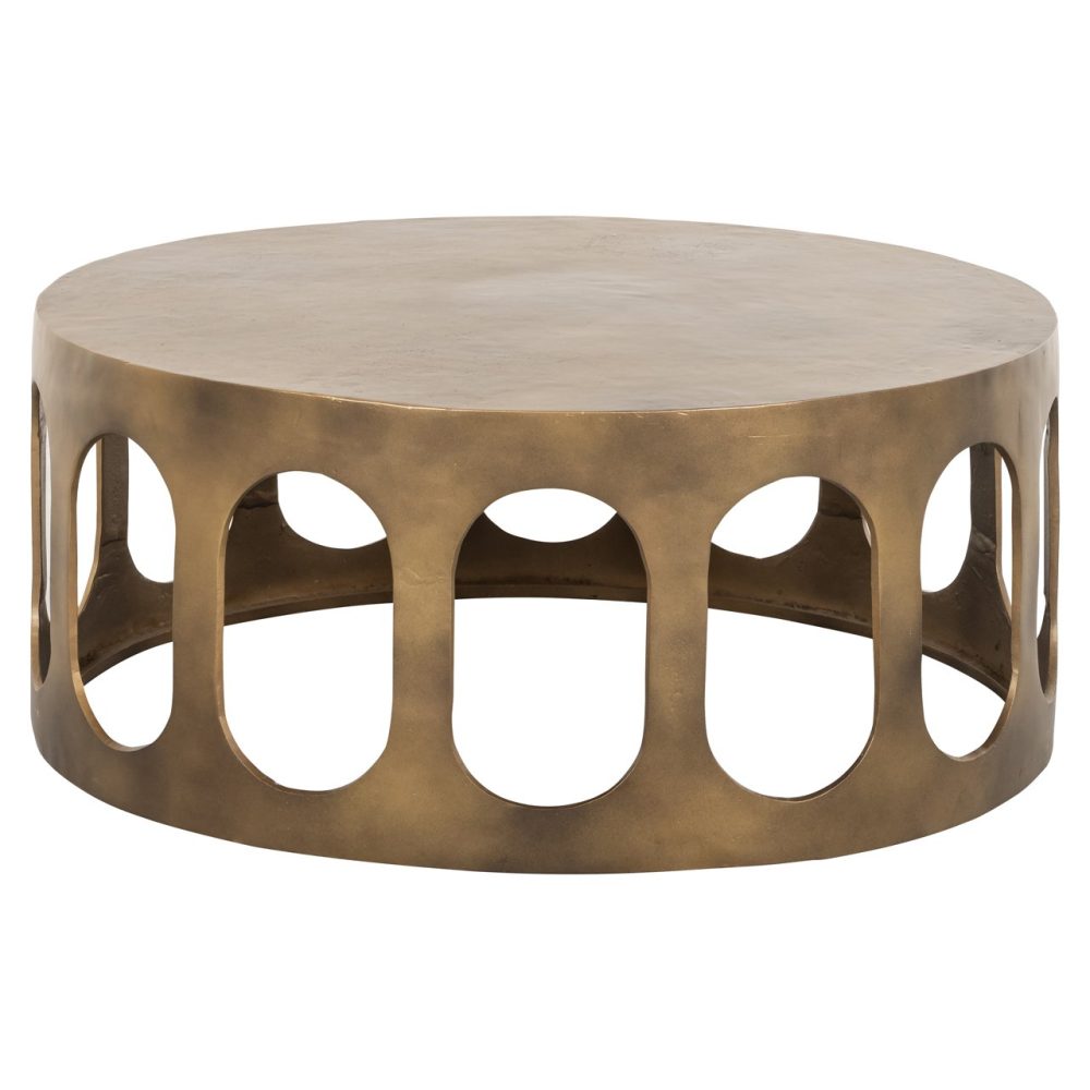 Salontafel Du Pont brushed gold