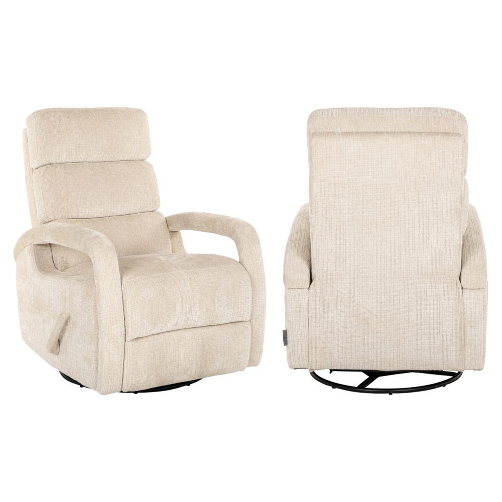 Lounge stoel Denvi niagara beige swivel