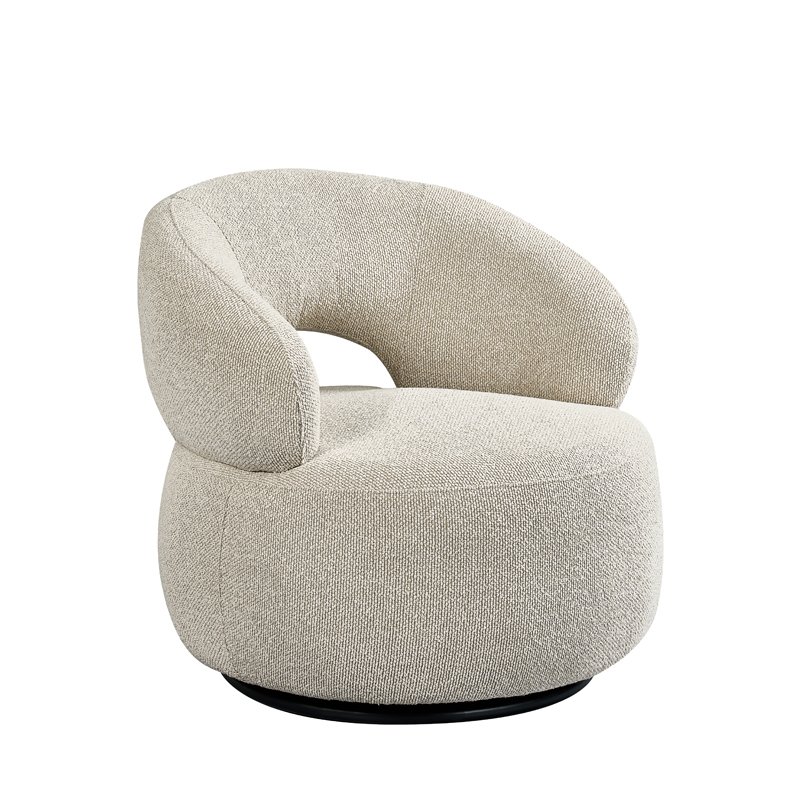 Fauteuil Nusenna - Naturel - Royal Boucle - One size