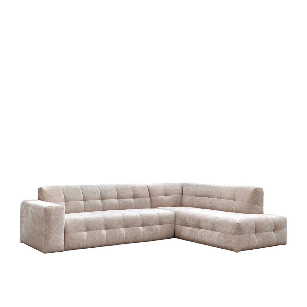 Hoekbank Lorenzo - Clay - Elite - Rechts Voorstaand