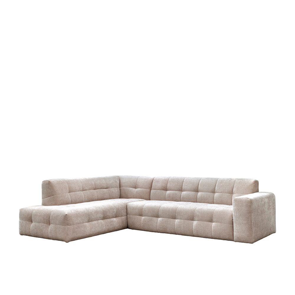 Hoekbank Lorenzo - Clay - Elite - Links Voorstaand
