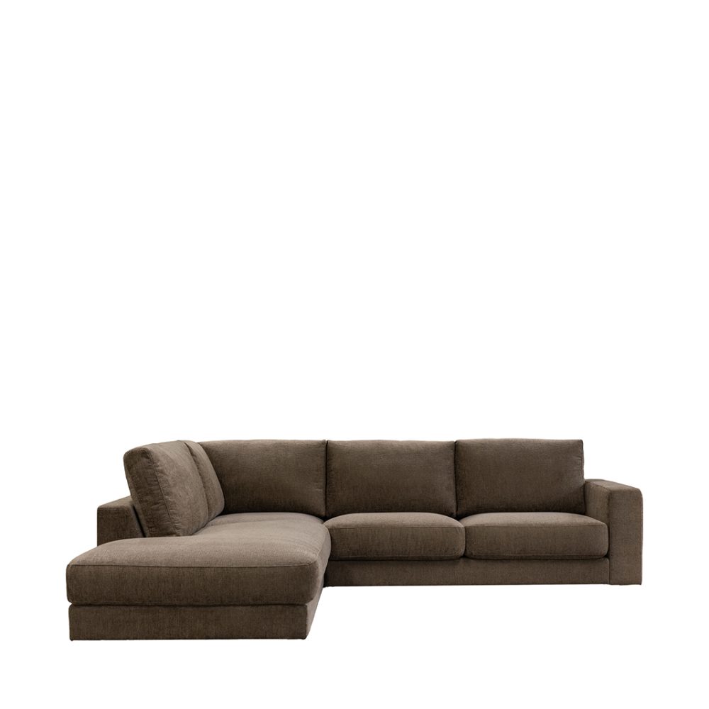 Hoekbank Valero - Retro Taupe - Tresor - Links Voorstaand