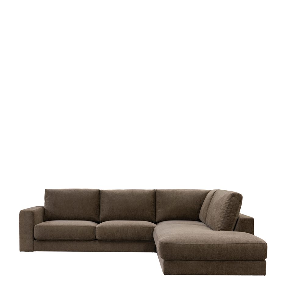 Hoekbank Valero - Retro Taupe - Tresor - Rechts Voorstaand