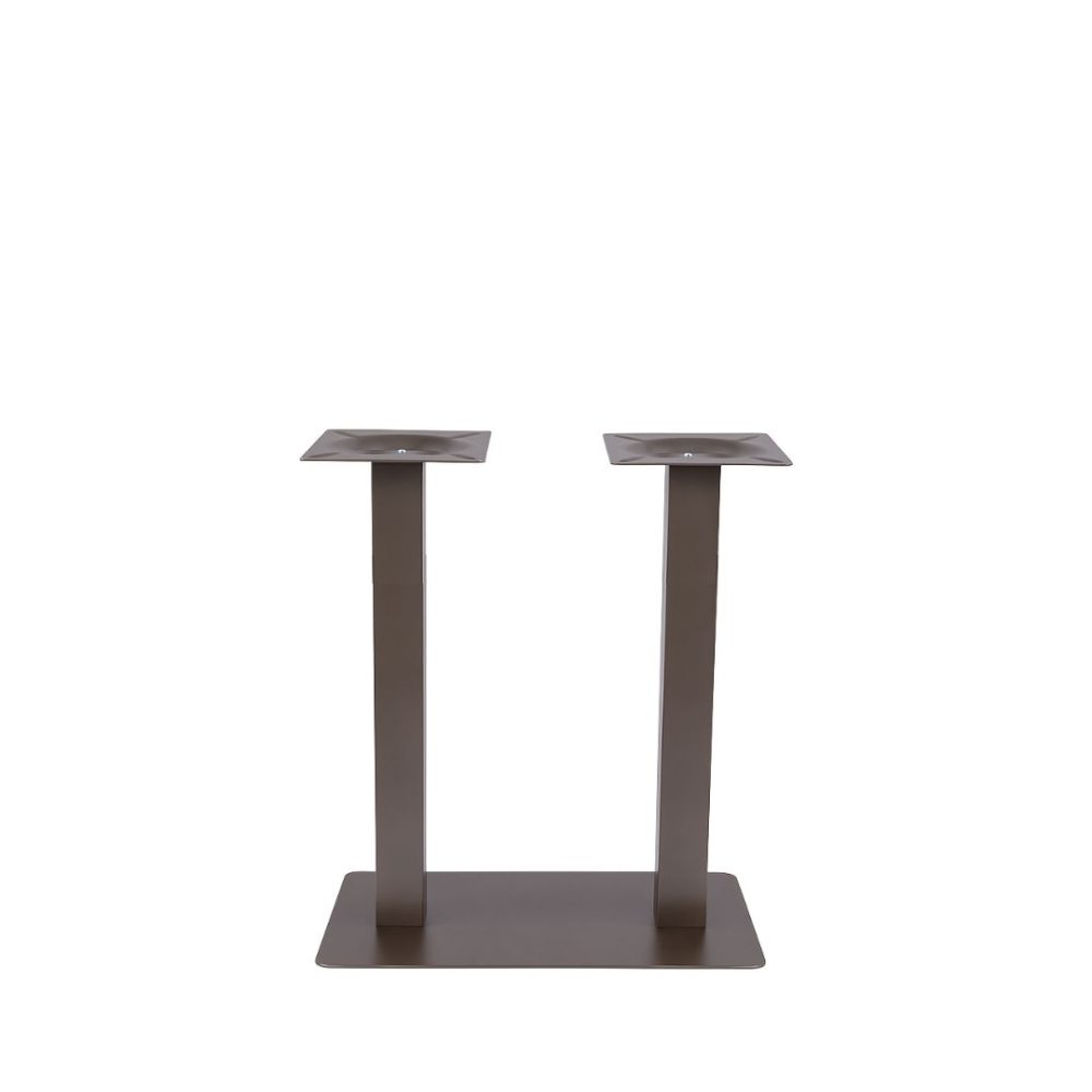 Eetkamertafel Tafelpoot Dubbel - Brons - - Dubbel - 92 cm