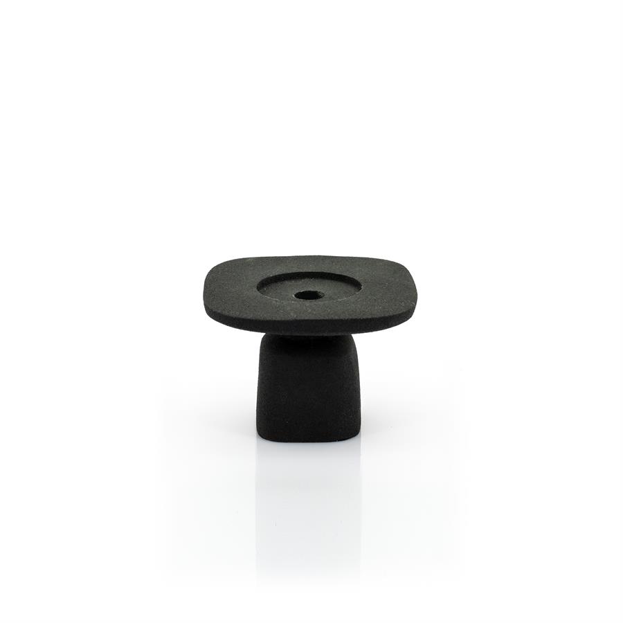 Candle holder Squand small - black