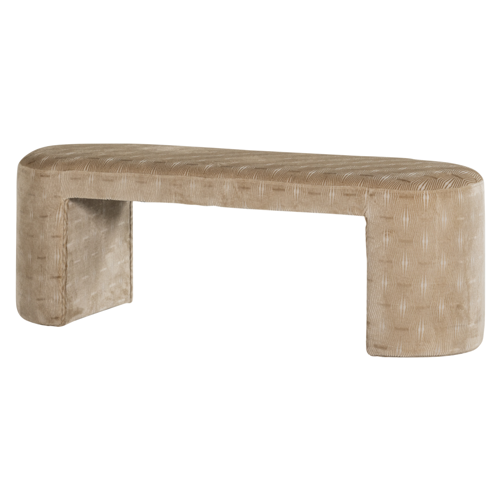 JACOB GESTOFFEERD BANKJE STREEP DESSIN NATUREL [fsc]