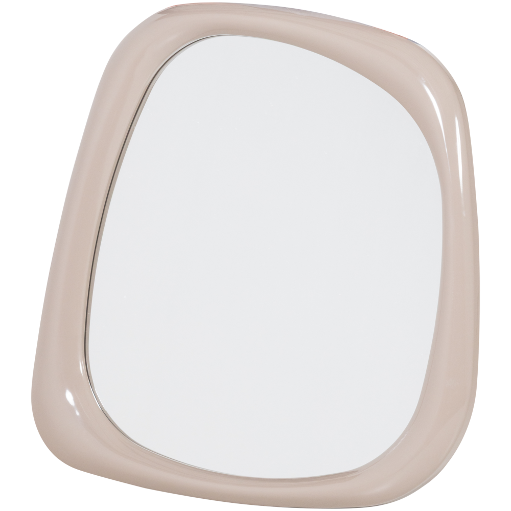 NOREA SPIEGEL 90X90 CM HOUT HOOGGLANS ZAND [fsc]