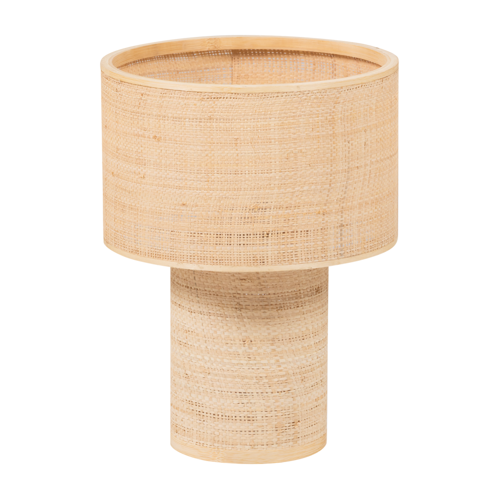 SYRO TAFELLAMP RAFFIA NATUREL 38XO28 CM