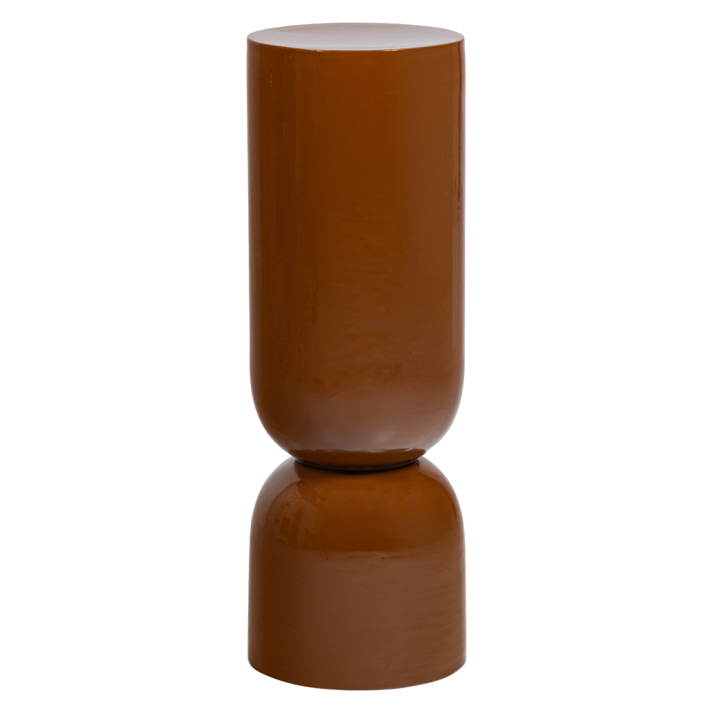 TOVAL PLANTENSTANDAARD/POT HOOG METAAL HOOGGLANS HONINGGEEL