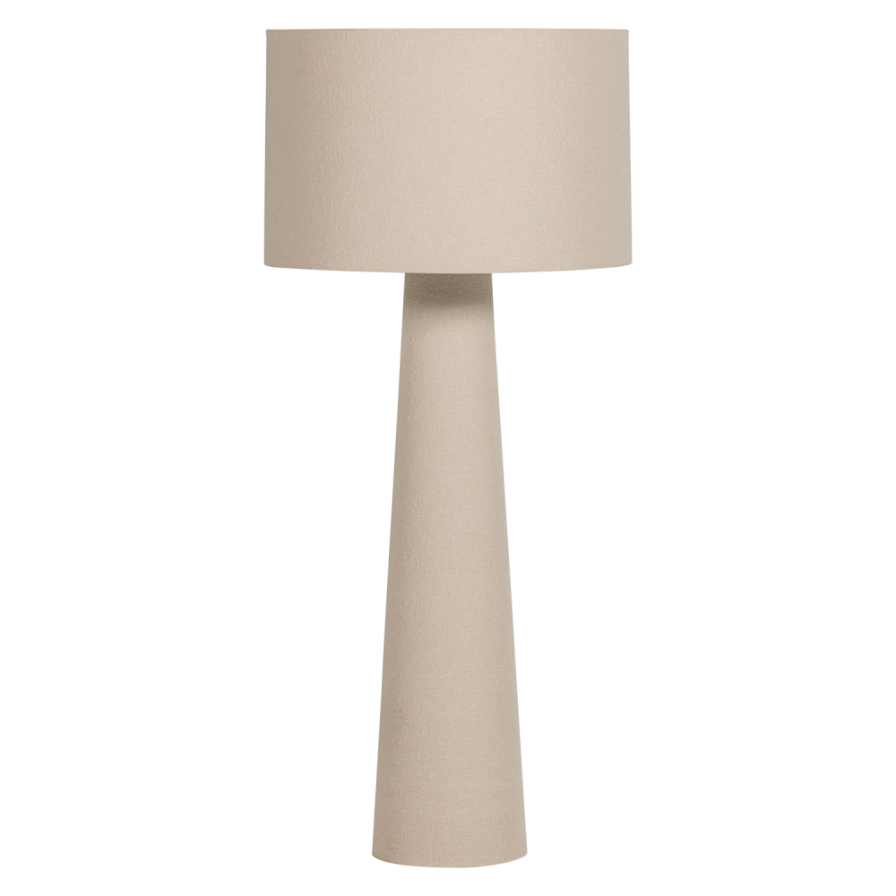 LOFT VLOERLAMP XXL METAAL/BOUCLE NATUREL 160XO70 CM
