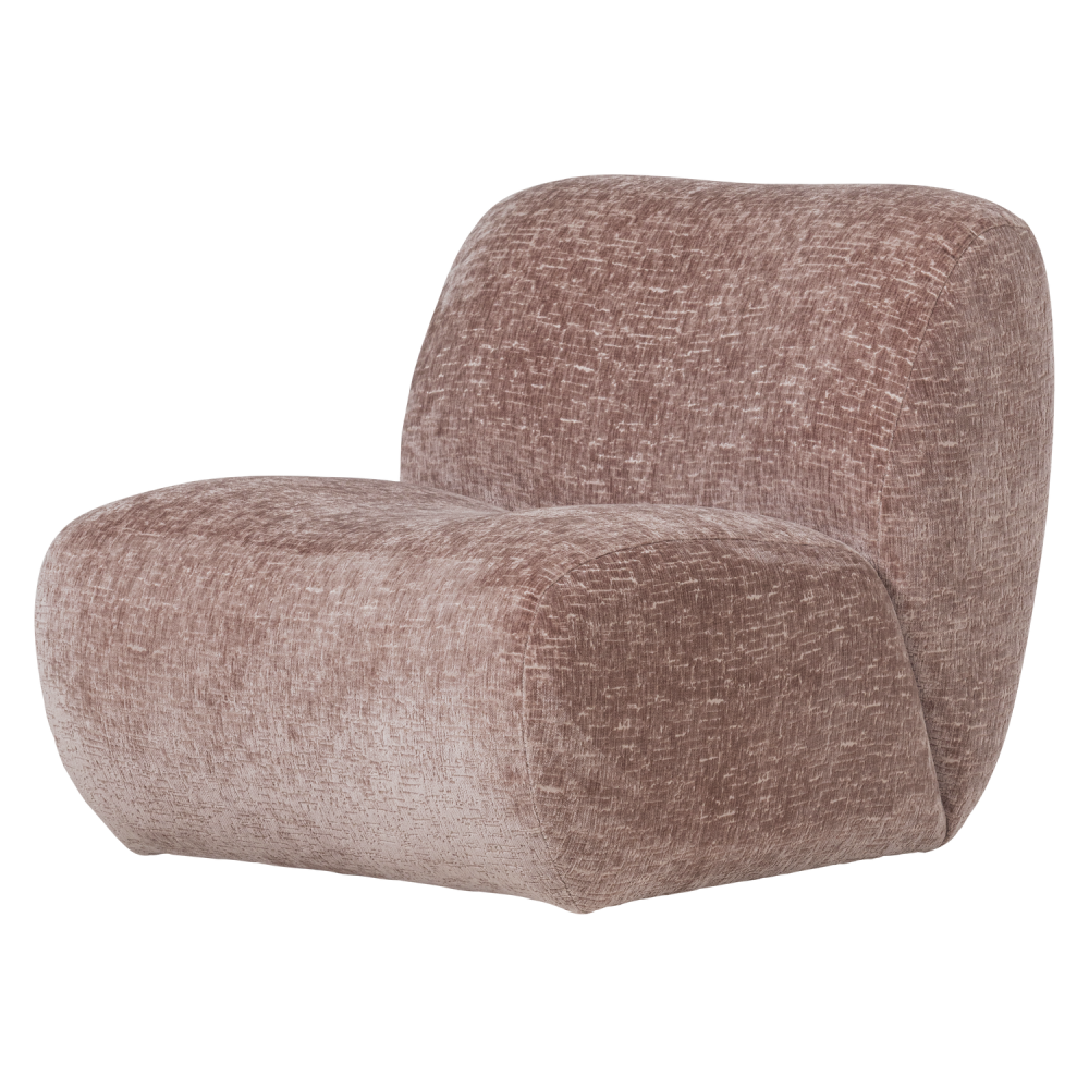 NOMU FAUTEUIL CRAQUELE VELVET LICHTROZE [fsc]