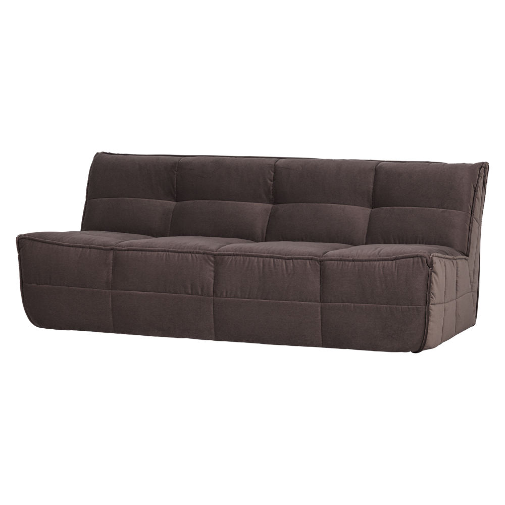 CLUSTER 3-ZITS BANK VELVET CHOCOLADE BRUIN