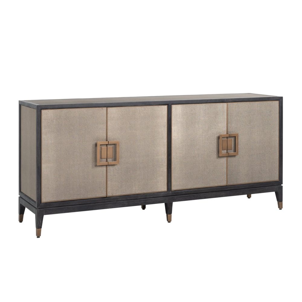 Dressoir Bloomville brass shagreen