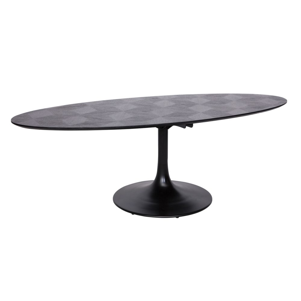 Eettafel Blax black oval 250