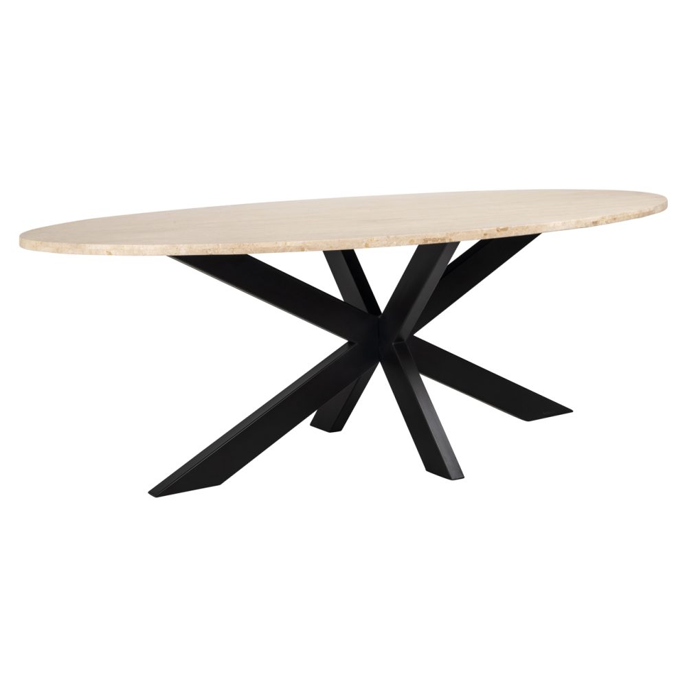 Eettafel Avalon bronze oval 230