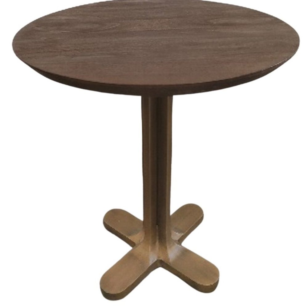 Bistrotafel Revelin dark brown 75Ø