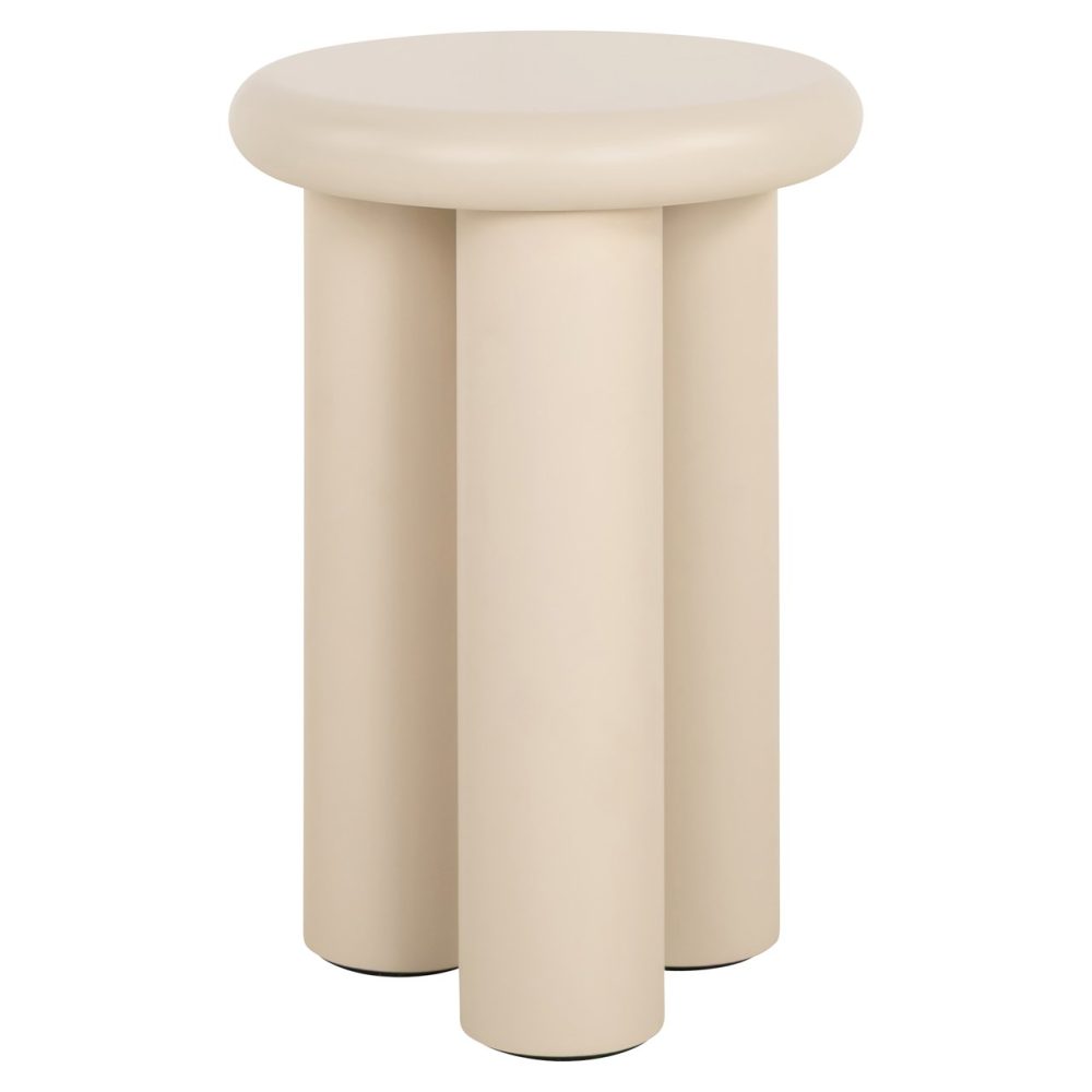 Bijzettafel Elbaz beige 35Ø