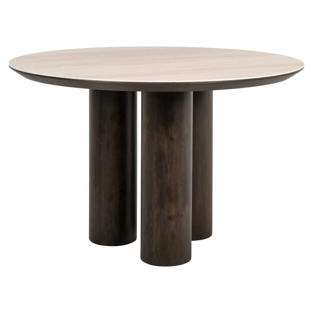 Eettafel Ritz brown 120Ø