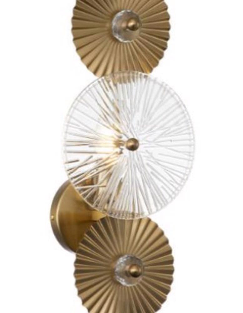 Wandlamp Aidan brushed gold