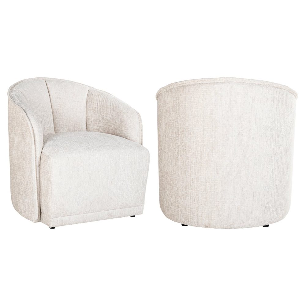 Lounge stoel Maryse cream fusion