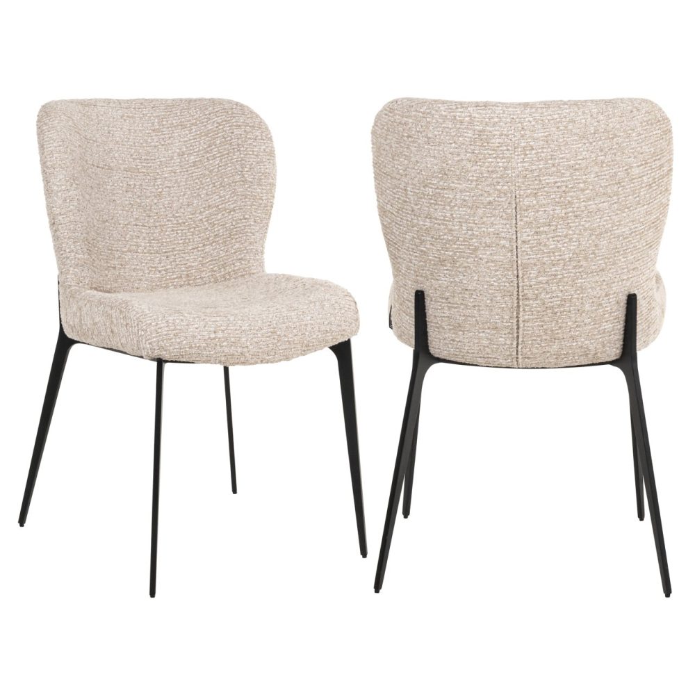 Eetkamerstoel Sergio natural linear