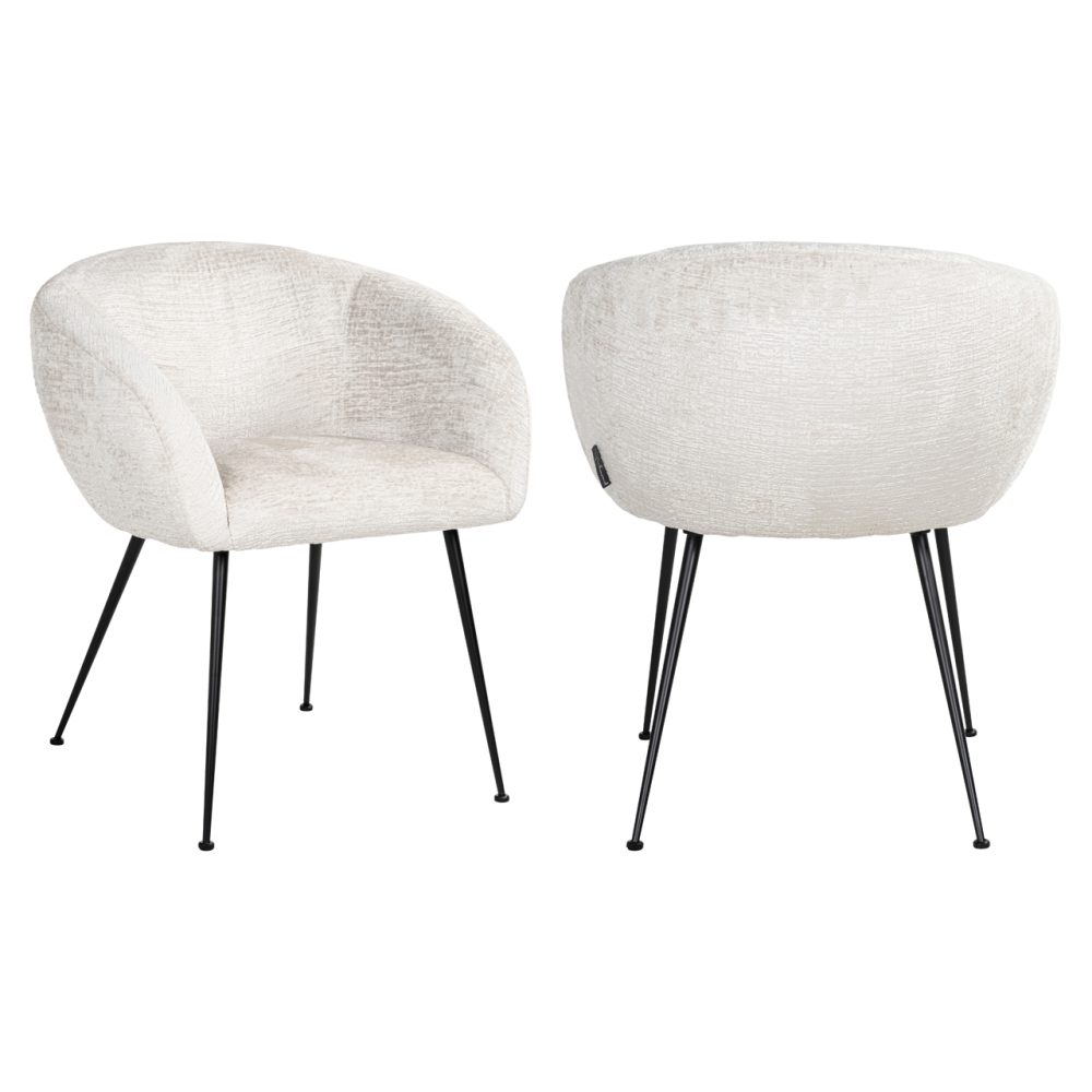 Eetkamerstoel Ruby cream fusion