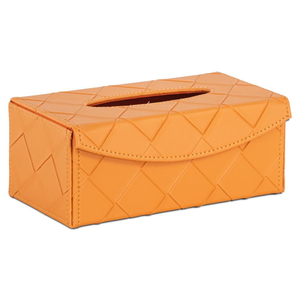 Decoratief object Molly orange tissue box
