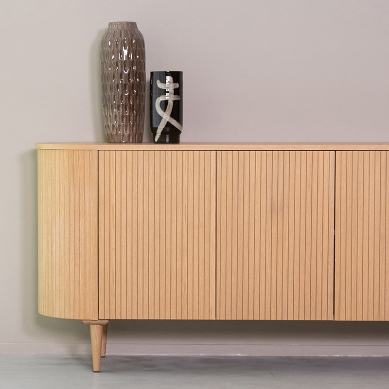 Dressoir Oliva - Naturel - Eiken - 220 cm