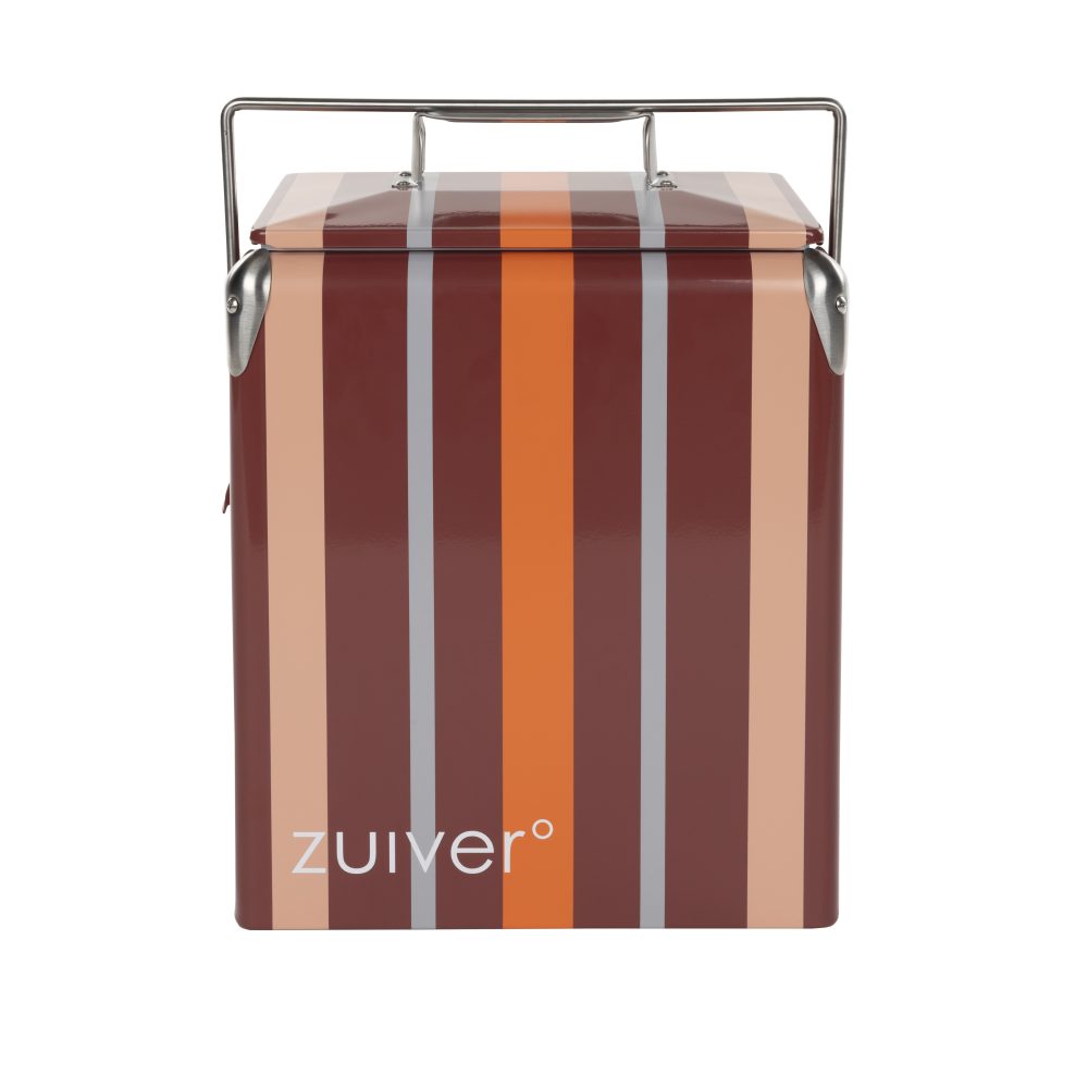 Cooler Be Wine Stripes Burgundy