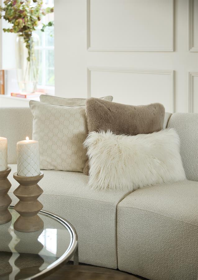 Pillar Candle Padded white 9,5x15